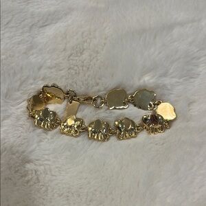 Lilly Pulitzer Gold Elephant Bracelet